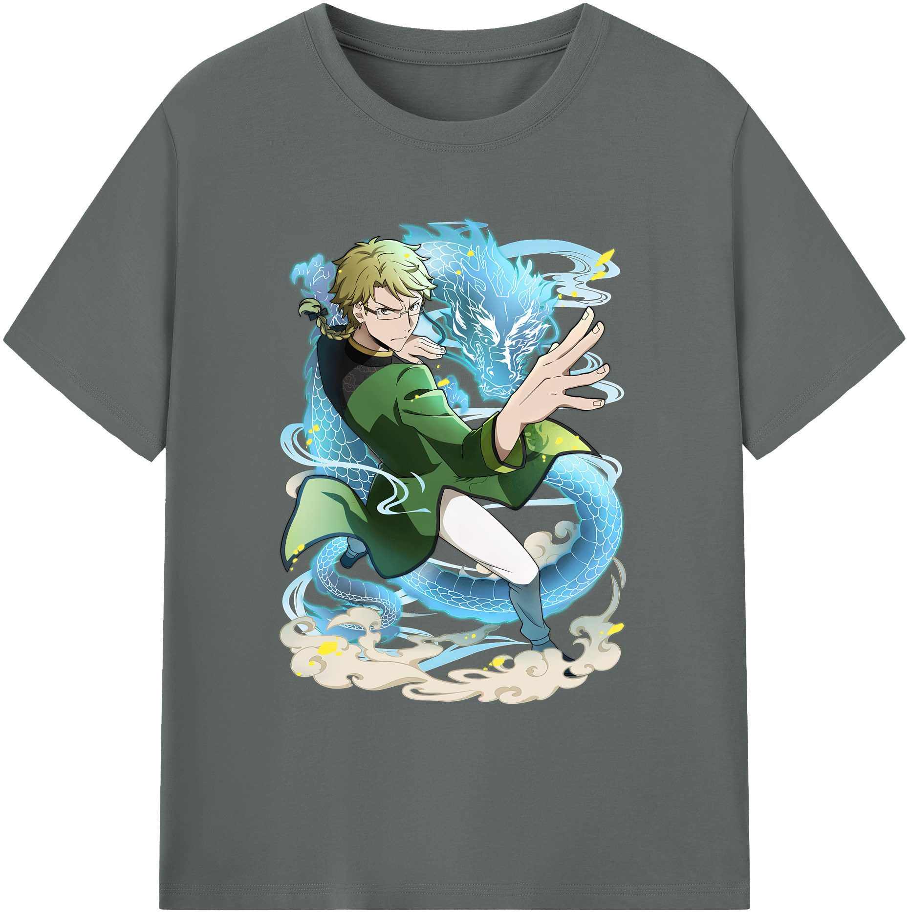 （画像用） 文豪ストレイドッグス Bungo Stray Dogs 綿100％ メンズ半袖Tシャツ｜肌触りやわらか＆通気性